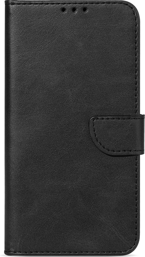Étui Samsung Galaxy S22 - Solidenz Bookcase S22 - Étui téléphone S22 - Étui S22 avec porte-cartes - Étui de protection - Noir
