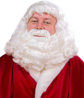 Ensemble barbe du Père Noël Laponie - Ensemble barbe du Père Noël - blanc - barbe, moustache, perruque
