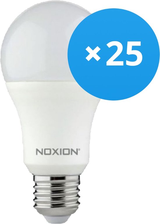 Voordeelpak 25x Noxion Lucent Classic LED E27 Peer Mat 9.5W 1055lm - 840 Koel Wit | Vervangt 75W.