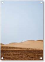 Alleen met de Horizon - Zandpaden van Gran Canaria - Tuinposter 50x70cm