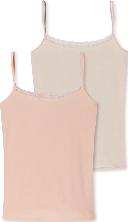 Schiesser 2Pack Spaghetti Top Maillot de Corps Femme - Taille L