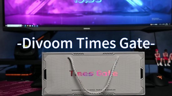 New Divoom Times Gate Pixel Art Gaming Setup Clock with Smart App Control,  128x128 IPS Screen Display