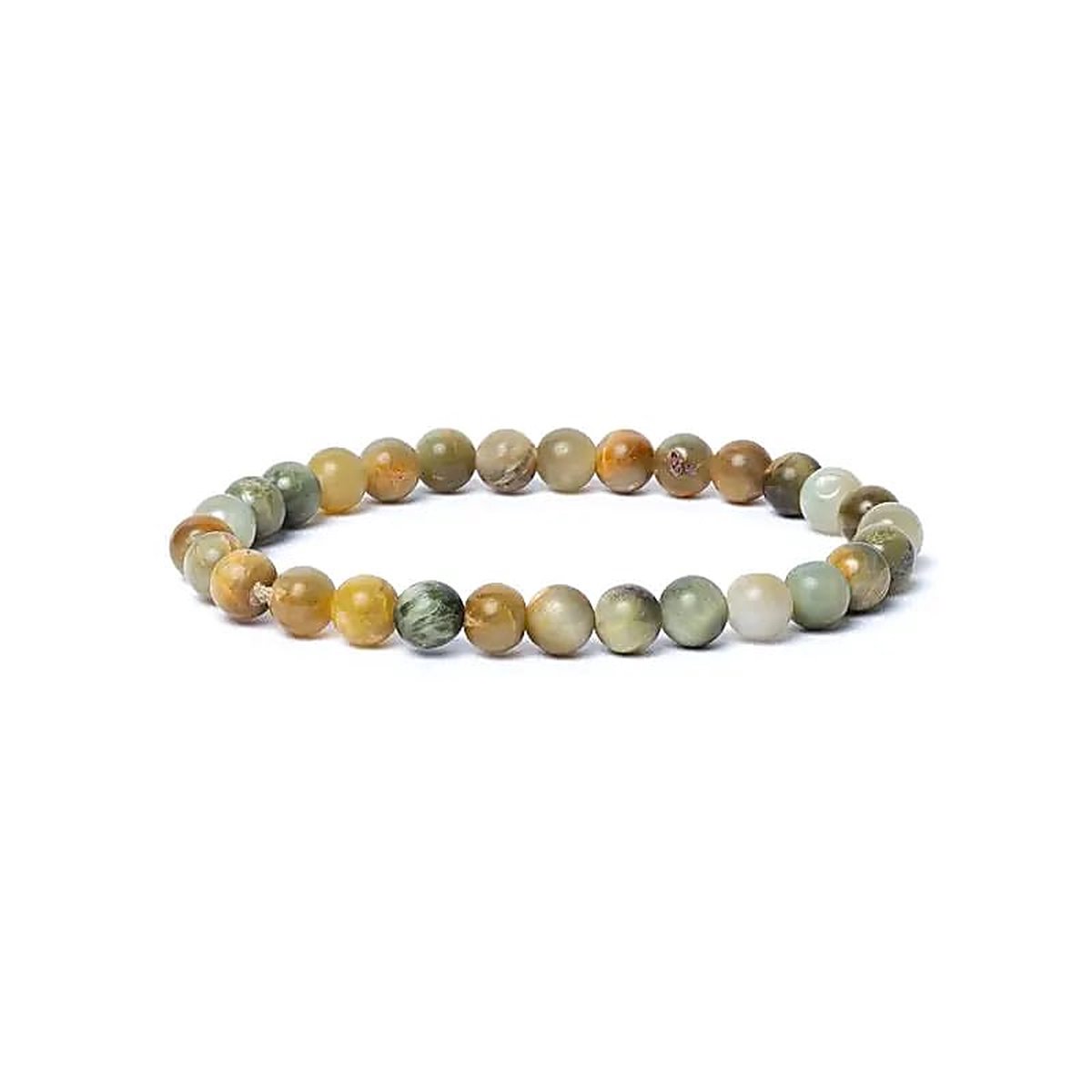 Yogi & Yogini - Armband - kattenoog - AA kwaliteit elastisch - Mineraal - India