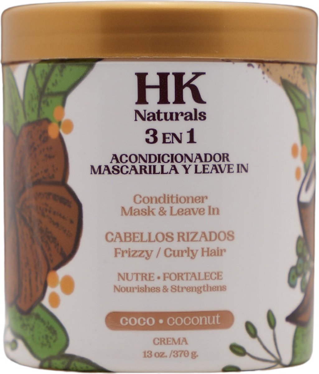 HK Naturals 3-In-1 Conditioner-Masker-Leave-in Kokos