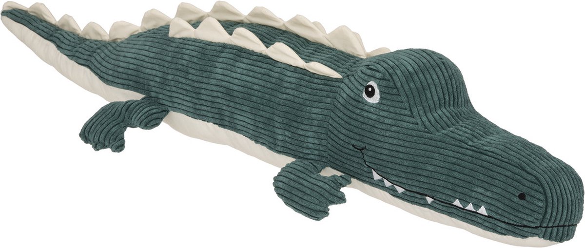 XXL Knuffel voor kinderen CROCODILE, krokodil , voor stoere kinderkamer, 80 cm. lang