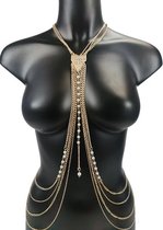 Collier de perles érotiques - Harnais collier sexy - Lingerie - Nu