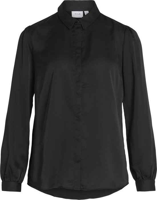 VILA VIELLETTE SATIN L/S SHIRT - NOOS Dames Top - Maat 44