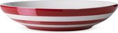 Cornishware Red - Pastabowl - ⌀24cm - assiette à pâtes - rayé rouge et blanc - Cornish Red