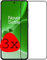 Screenprotector Geschikt voor OnePlus Nord 3 Screenprotector Beschermglas Full Cover - Screenprotector Geschikt voor OnePlus Nord 3 Screen Protector Full Cover - 3 Stuks