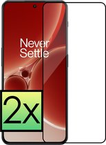 Screenprotector Geschikt voor OnePlus Nord 3 Screenprotector Tempered Glass Gehard Glas Full Cover - 2x