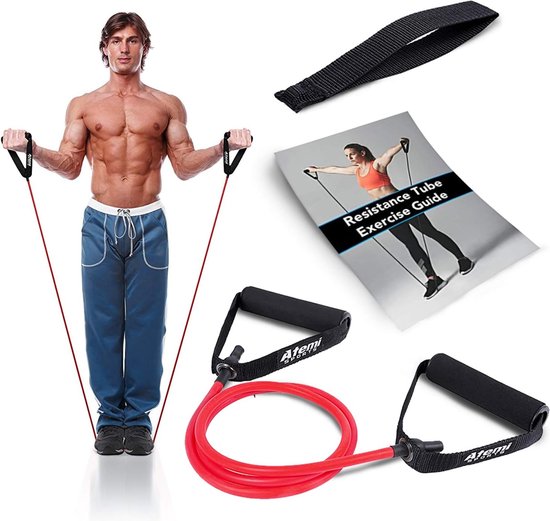 Figuur 8 Fitness Weerstandsband, Arm|Rugtraining Elastische touwen, Arm Terug Schouder Oefening Elastische Touw Stretch Fitness Band voor Yoga Pilates Stretching (roze