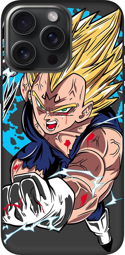 Custodia Flessibile Trasparente Per IPhone 15 Con Personaggi Dragon Ball | Licenza Ufficiale | Cover Protettiva Antiurto