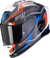 Scorpion Exo R1 Evo Air Coup Black-Red-Blue L - Maat L - Helm