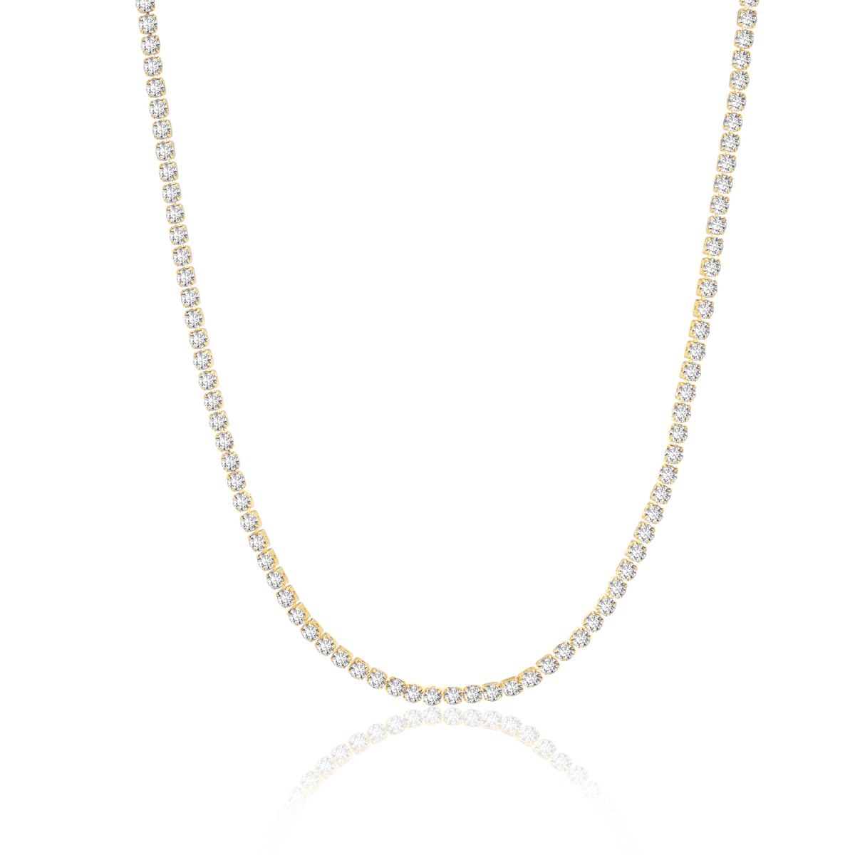 SIF JAKOBS JEWELLERY ELLERA GRANDE NECKLACE SJ-N2872-CZ-YG-43