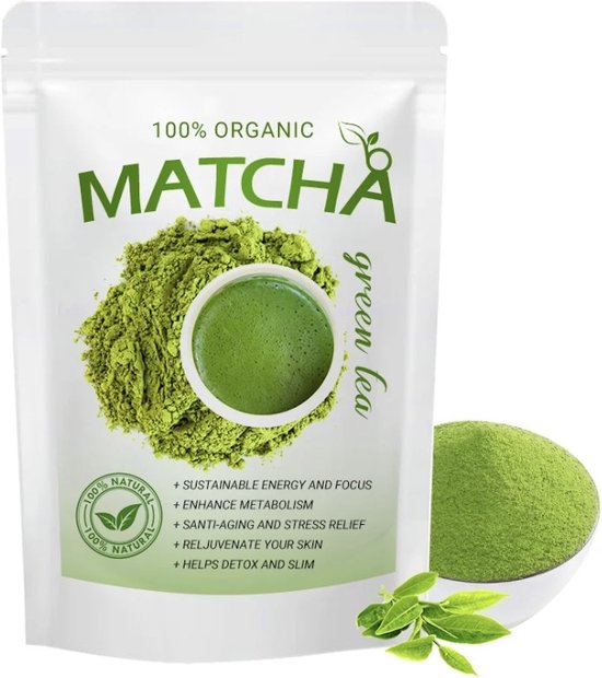 Thé Matcha Premium - 100gr - Matcha japonais - 100% bio - Thé vert matcha  en poudre -... | bol
