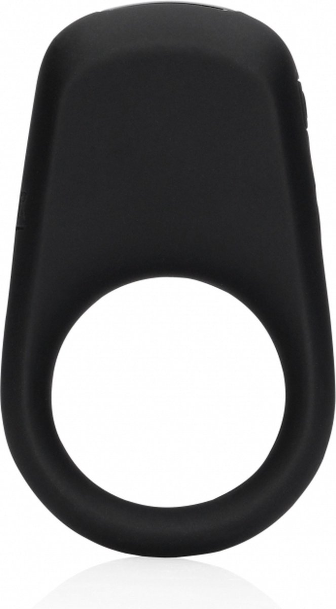 Goedkoopste Vibrating Cock Ring - Licorice Black