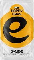 Happy Caps - Game-E - Aanhoudende Focus - Mentale Scherpte - Langdurige Concentratie - Game Pillen