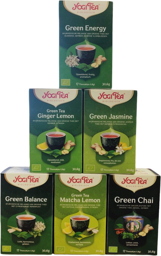 Yogi Tea Thé au Gingembre bio, sachets de thé 17 x 1,8 g