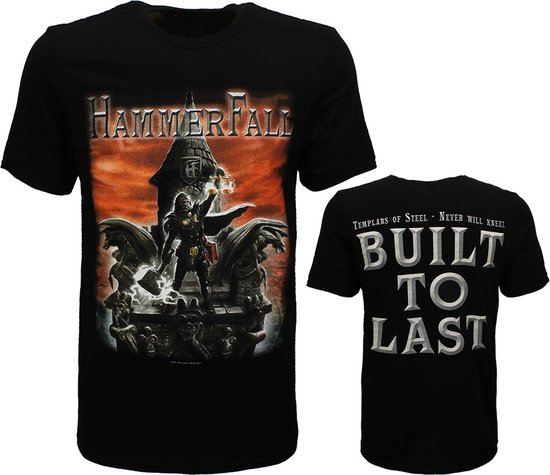 Foto: Hammerfall built to last t shirt offici le merchandise m