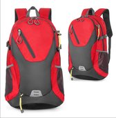 A&K Sac à dos de randonnée – Sac de voyage 40 litres – Sac à dos – Sac à dos Plein air – Sac pour ordinateur portable – Rouge