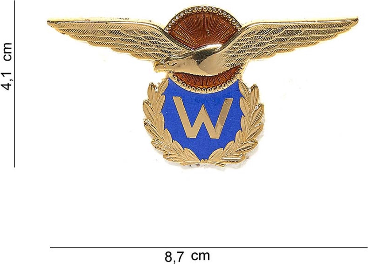 Embleem metaal KLU pin