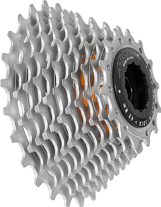 Cassette Miche Primato CAPR8BS162568 – 8 Vitesses 16-25 Dents – Argent – Shimano/S