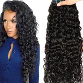 Braziliaanse remy weave - 14 inch water diep golf human hair extensions - echt menselijke haren 100g per 1 stuks