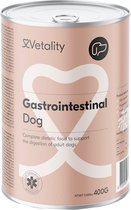 Vetality Hondenvoer Blik - Hypoallergeen Hondenvoer - Voordeelverpakking 6 x 400 gram - Ondersteunt de Spijsvertering - Voor Volwassen Honden
