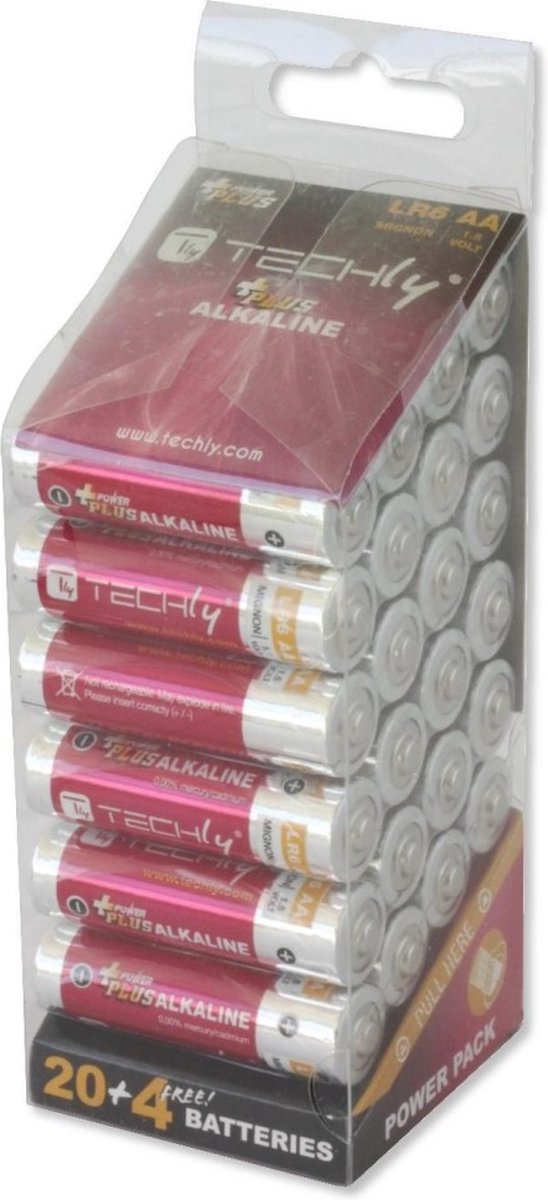 Techly IBT-KAP-LR06-B24T huishoudelijke batterij Single-use battery AA Alkaline