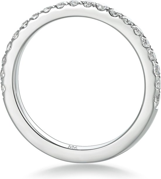 Starlette - Ring d'éternité moissanite en argent