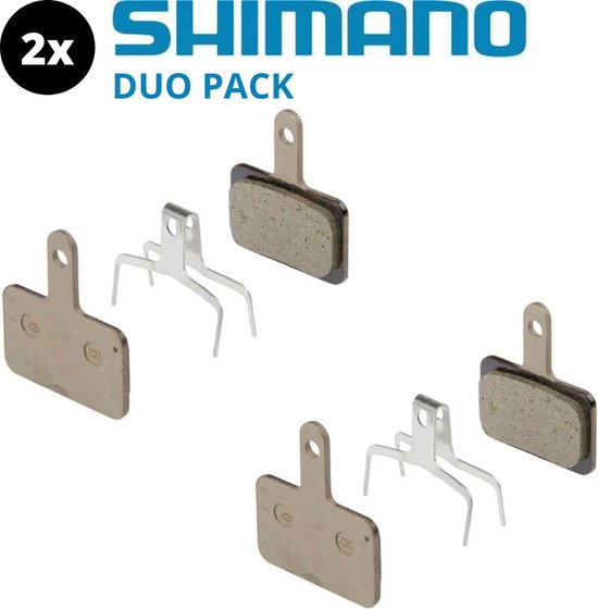 Shimano B01S / B03S Resin Schijfremblokken - DUOPACK (4 stuks / 2 paar) - Shimano