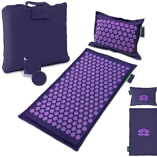 Foto: Gratyfied shakti mat shakti mat acupressuur mat acupressure mat spijkermat met kussen nail mat with cushion