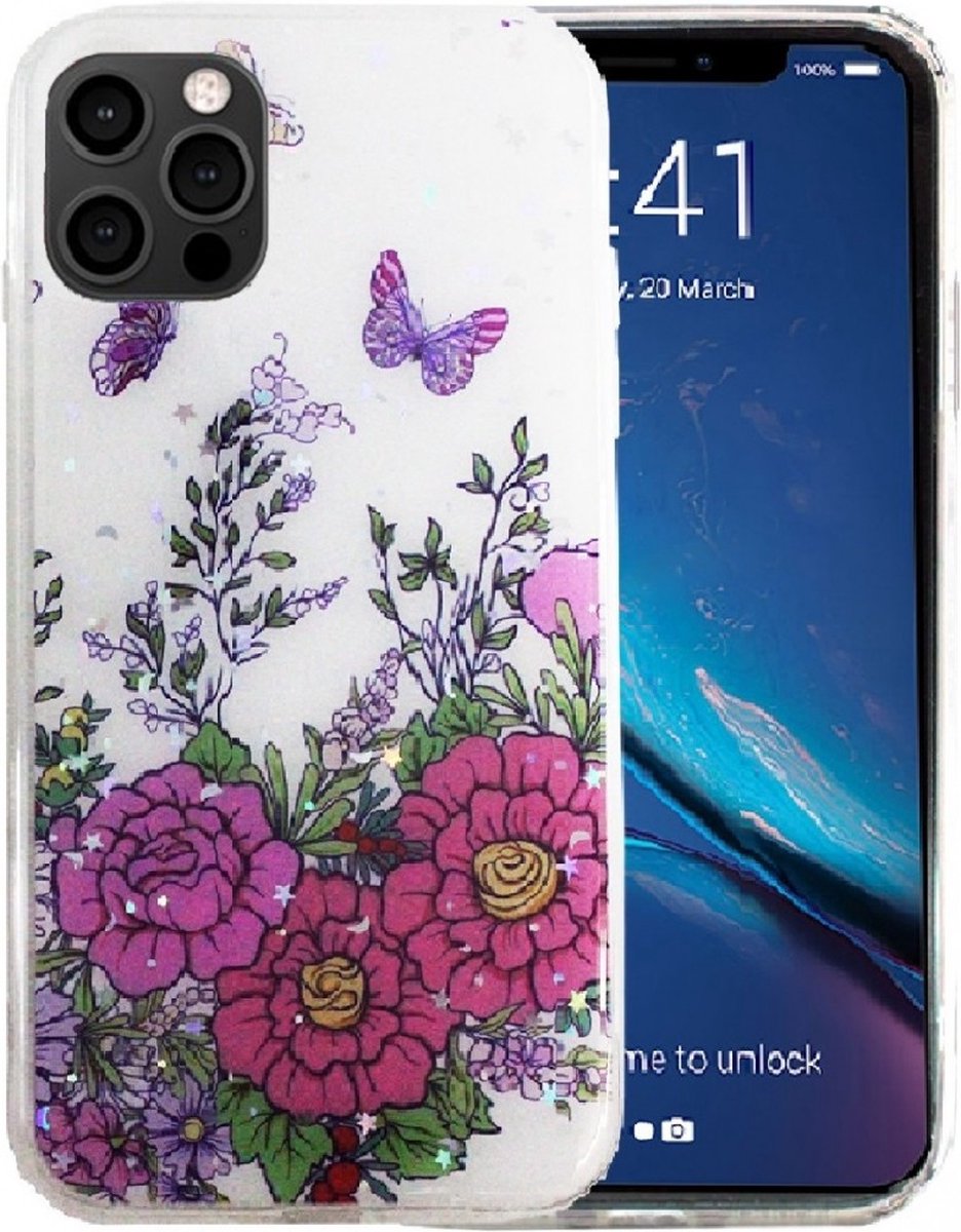Hoesje Geschikt voor Apple iPhone 11 pro silicone/TPU back cover print (4)