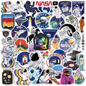 Rainbecom - Skate Stickers 100 Stuks - Ruimte - Universum - Astronaut - VSCO Esthetische Stickers - Waterdicht - Anti-Zon- Versier je Spullen