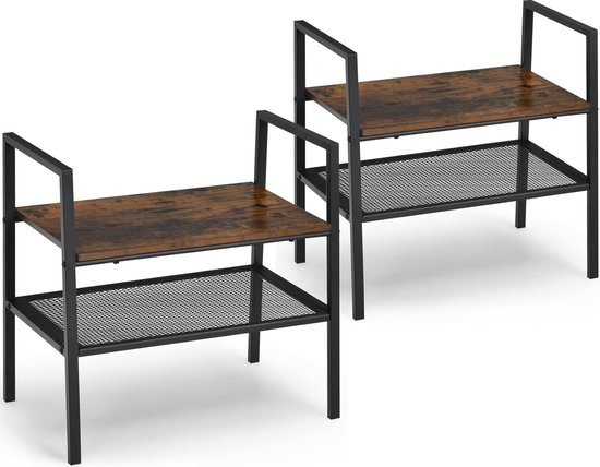Multifunctionele Kapstok met Bank en Schoenenrek - 4-in-1 Oplossing voor de Entree