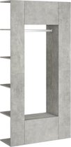 vidaXL - Gangkasten - 2 - st - bewerkt - hout - betongrijs