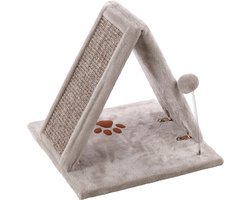 Flamingo Greta - Krabplank Katten - Krabplank Greta Grijs Driehoek 40x40x38cm - 1st - 127365 - 1st Image