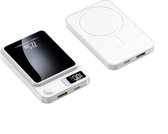 Powerbank Magsafe 10 000 MAH - Chargeur sans fil - Iphone et Samsung - Sans fil - USB-C - Wit