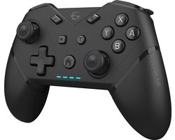 EgoGear - Draadloze Controller SC20 Zwart voor Nintendo Switch, Switch OLED, PS3 en PC - Oplaadindicator en spelersnummer - Ergonomisch ontwerp - 550mAh