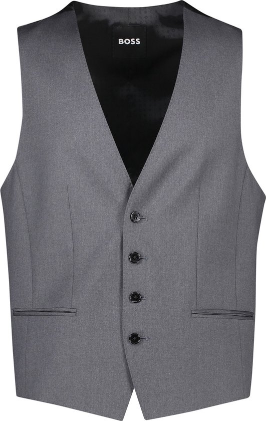 Hugo Boss gilet grijs bol.