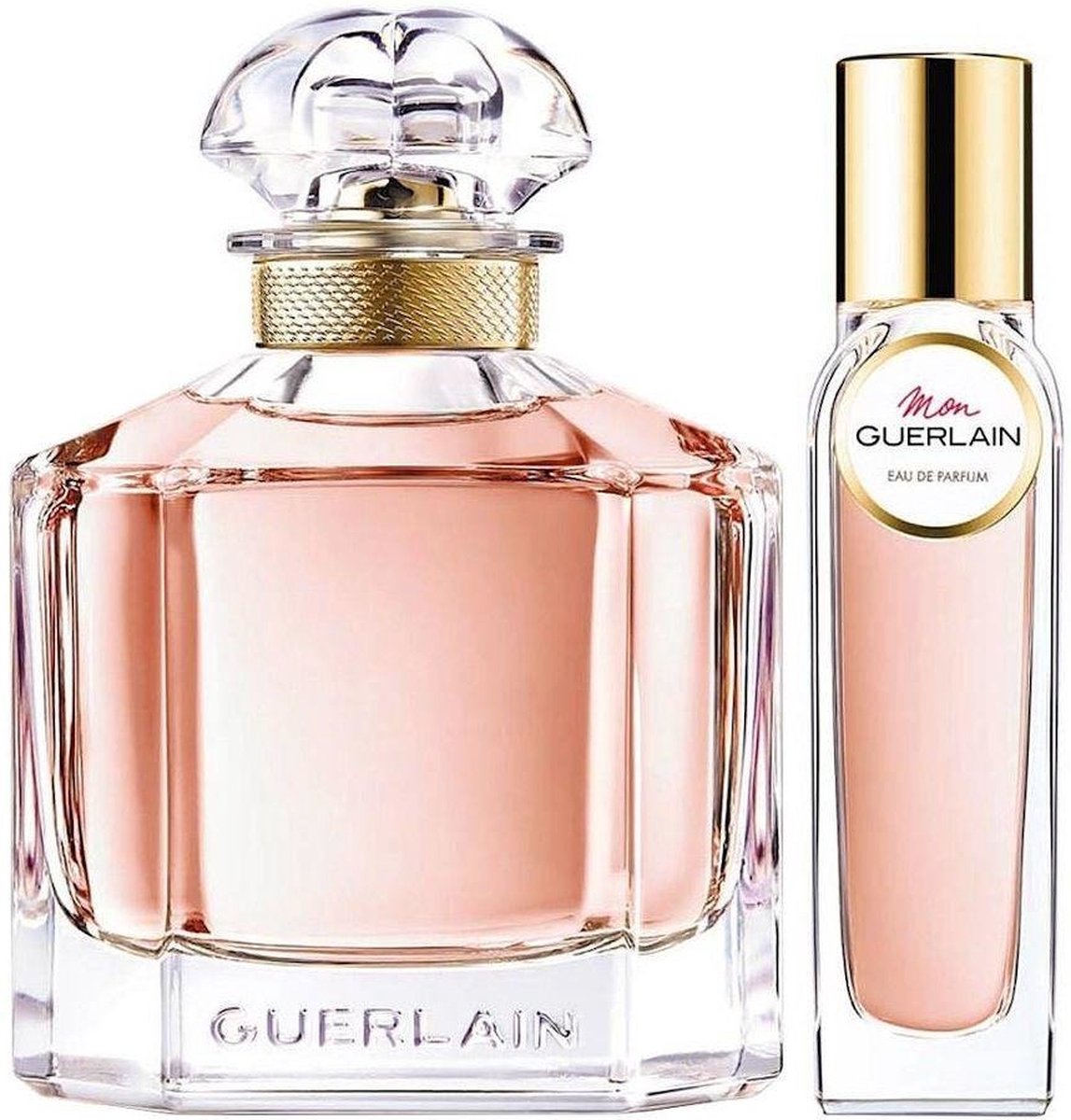 Goedkoopste Guerlain Mon Guerlain Giftset - 100 ml eau de parfum spray 15 ml eau de parfum spray - cadeauset voor dames