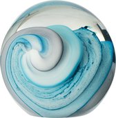 J-Line presse-papier Tornado - glas - blauw
