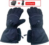 CNL Sight Verwarmbare handschoenen voor heren en dames (Maat: L) - Elektrisch Verwarmd - oplaadbaar - 5000 mAh - 3-traps verwarmde skihandschoenen - waterdicht - touchscreen - verwarmde motorhandschoenen voor outdoor en wandelen