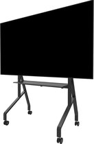 Neomounts FL50-525BL1 verrijdbare TV vloerstandaard - 55-86" - hoogteverstelling 106-136 cm - TÜV-gecertificeerd - zwart
