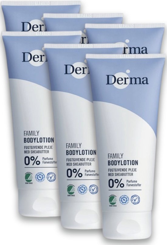 Derma Eco Family - Bodylotion - 6 x 350 ML - Hypoallergeen - Vegan ...
