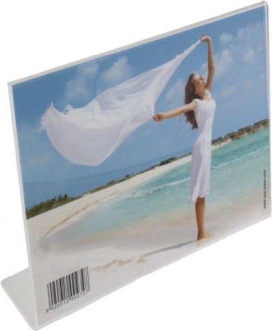 ZEP - Plexiglas Fotolijst Acrylic horizontaal voor foto formaat 20x25 - 730108 - Fotolijst - Voordeelverpakking 4 stuks