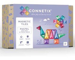 foto van Connetix Tiles - Pastel Mini Pack - 32 stuks