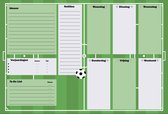 Bureau planner | Fotofabriek Bureaulegger A3 | 30 vellen | Bureaulegger papier | Bureauplanner | Weekplanner | Voetbal