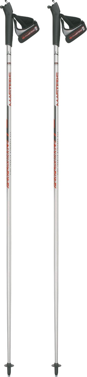 Masters Performance Pro Nordic Walking Stokken - Wandelstokken - 100 cm - Anti-shock - Paar - Zilver