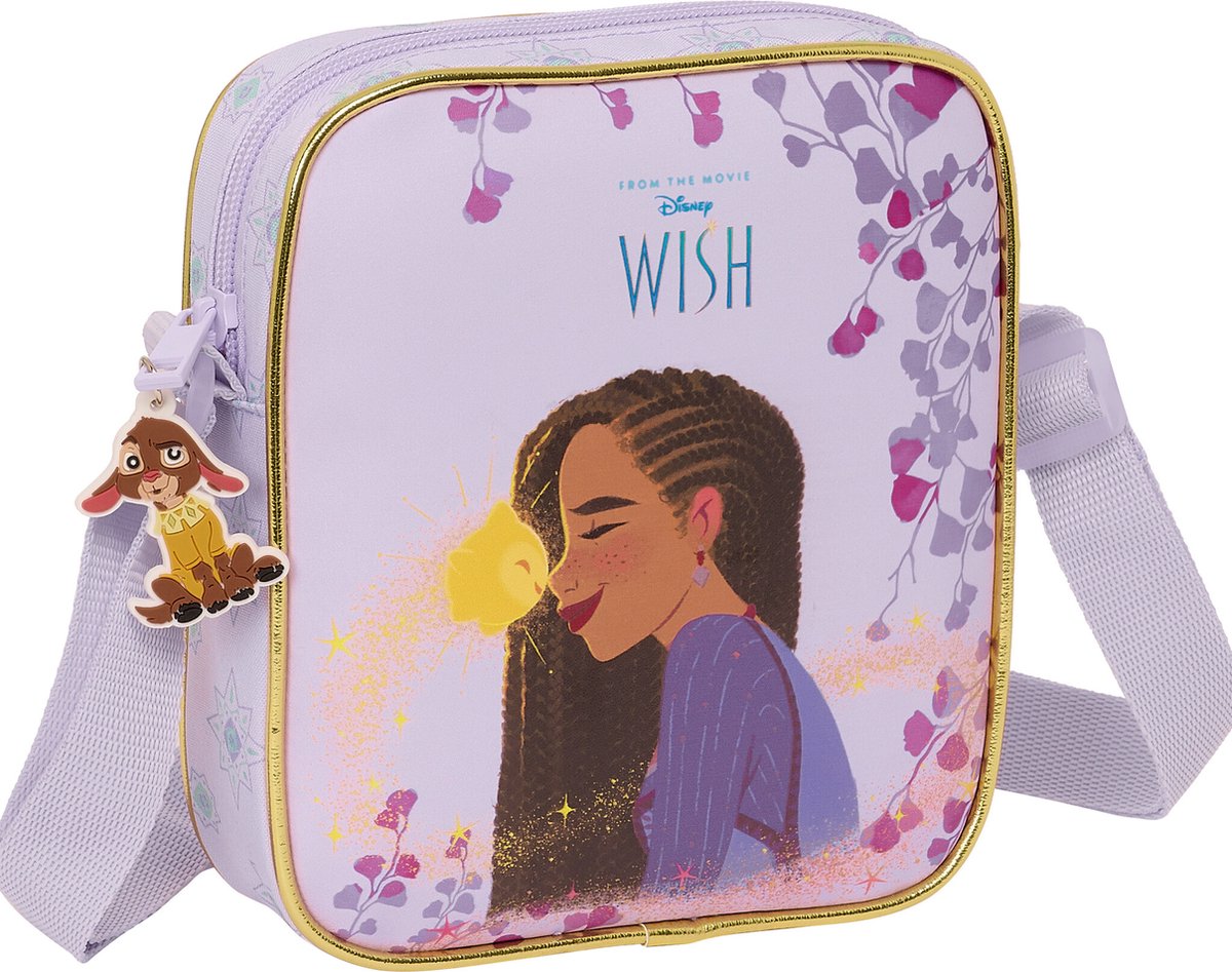 Disney Wish Mini Schoudertas, Rosas - 18 x 16 x 4 cm - Polyester